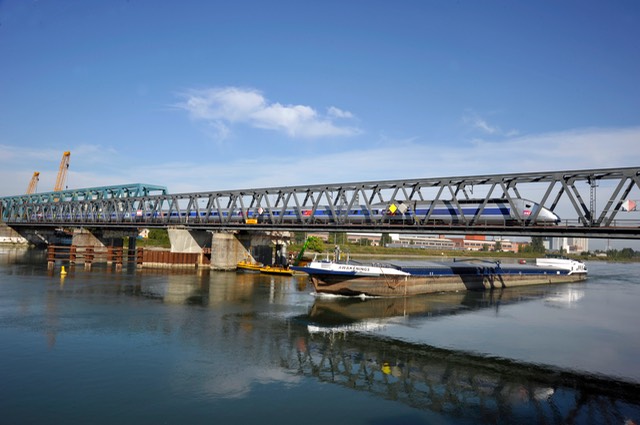 Eisenbahnbrücke Kehl am Rhein